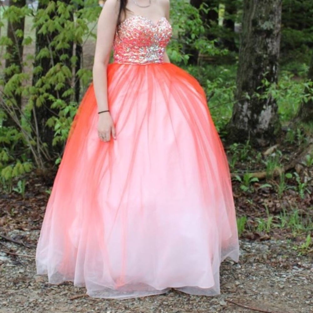 Ombré prom dress